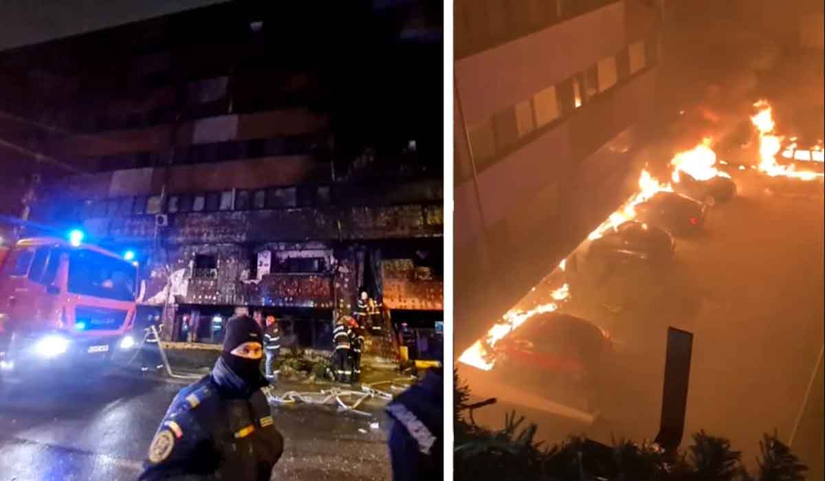 Incendiu de proportii la un bloc din Constanta. A fost activat Planul Rosu. 250 de oameni au fost evacuati urgent