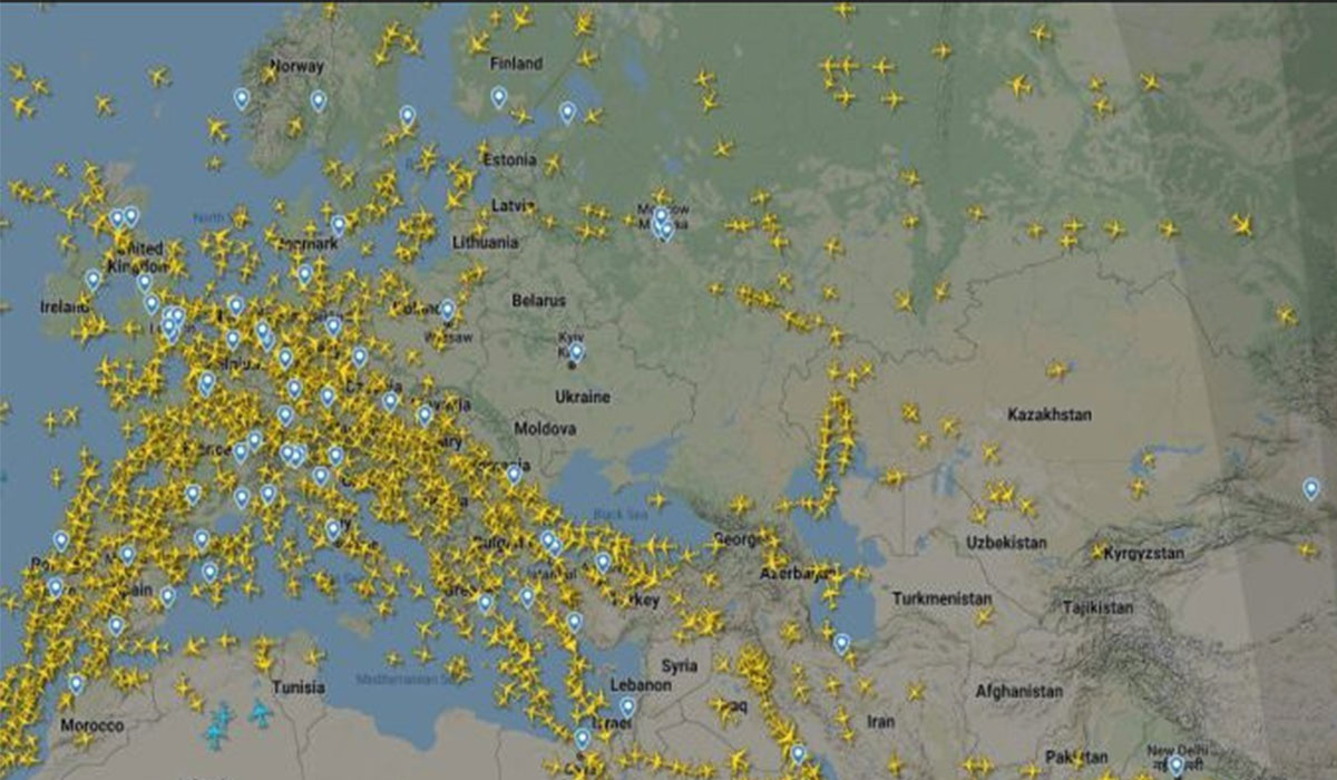 Decizie de ultim moment. Romania a inchis spatiul aerian pentru toate avioanele rusesti