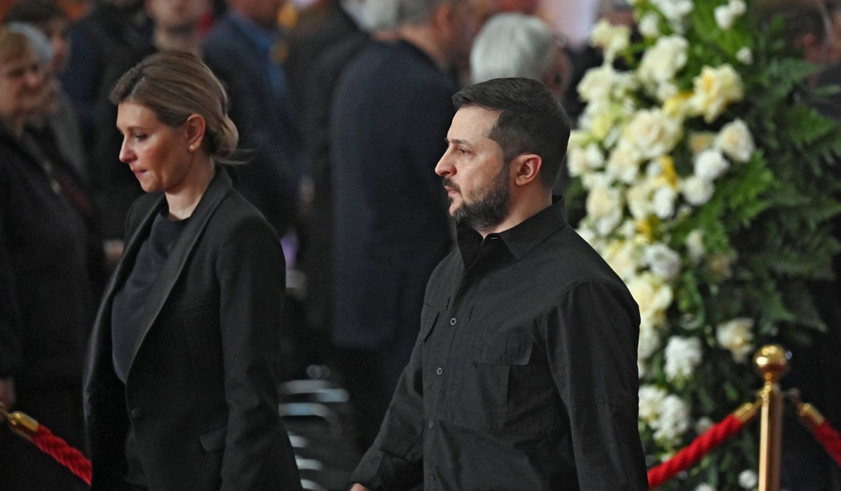 Volodimir Zelenski si Olena Zelenska, prima aparitie publica de la inceputul razboiului