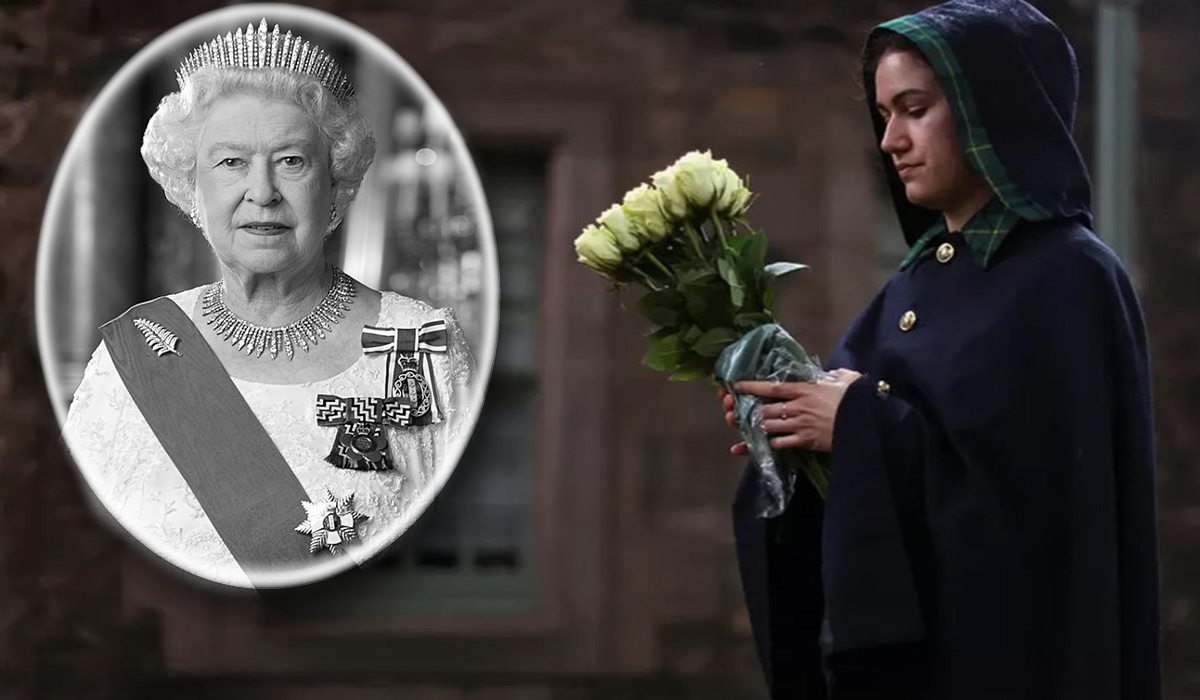 In imagini: Lacrimi si omagiu pentru Regina Elisabeta a II-a
