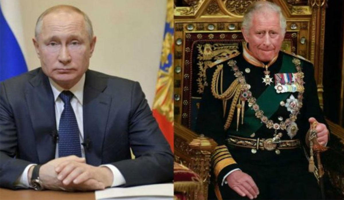 Vladimir Putin, mesaj pentru Charles al III-lea, Regele Marii Britanii