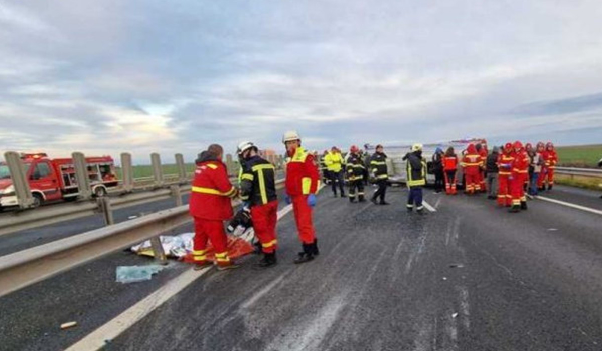 Accident grav in Romania. A fost activat Planul Rosu