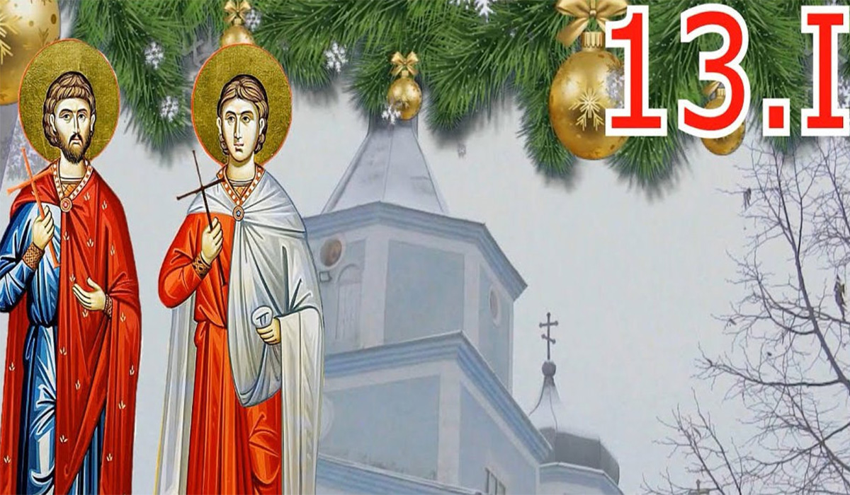 Calendar Ortodox 13 ianuarie 2024. Doi mari sfinti sunt praznuiti