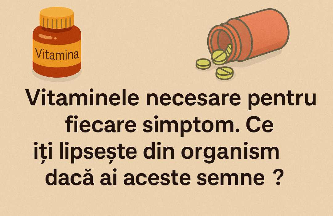 Vitaminele necesare pentru fiecare simptom. Ce iti lipseste din organism daca ai aceste semne