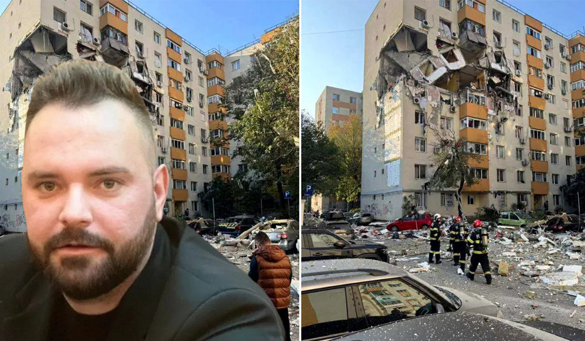 Vlad Piedone, primarul sectorului 5, a ajuns ultimul la locul exploziei dupa doua ore, abia trezit din somn