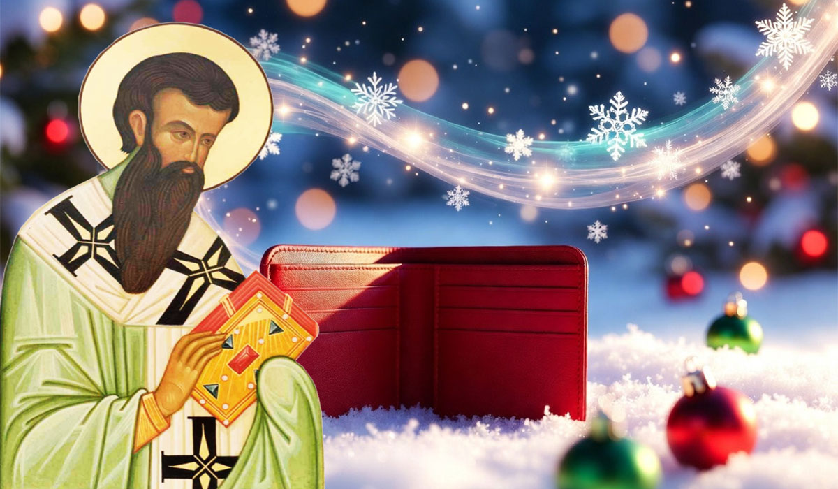 Ce sa ai in portofel neaparat ,de Sfantul Vasile cel Mare