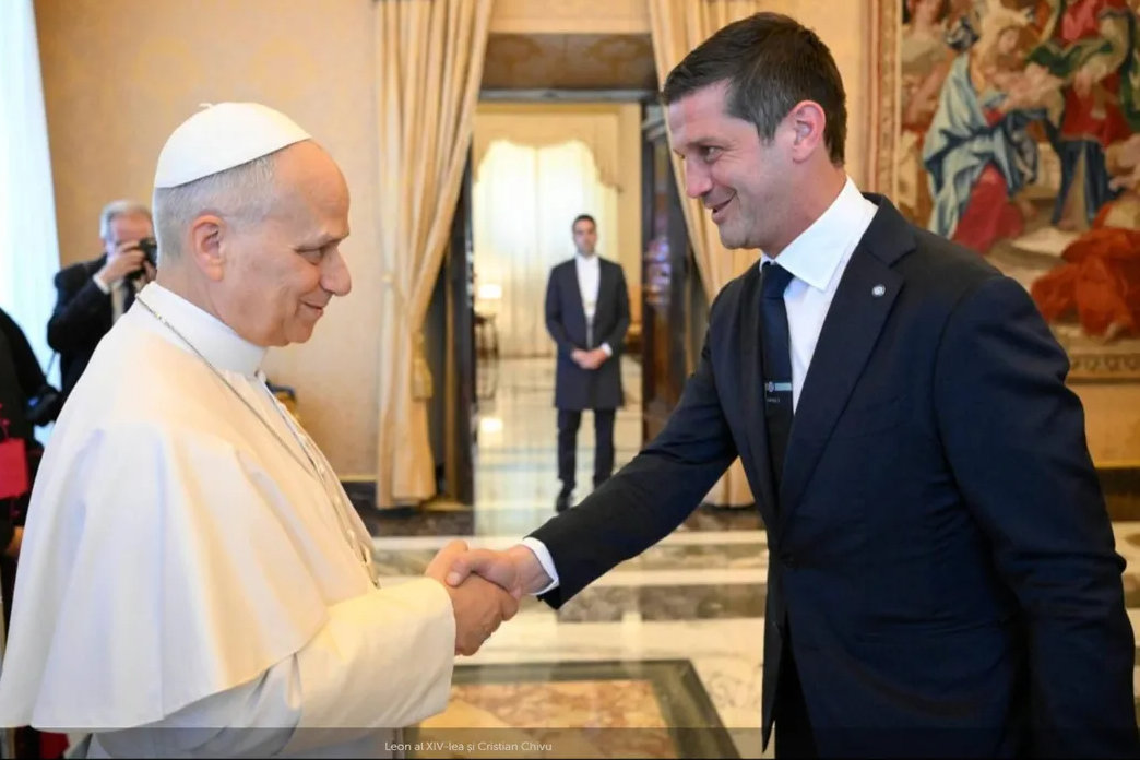 Cristi Chivu, primit la Vatican dupa triumful cu Inter. Papa Leon: „Va felicit!”