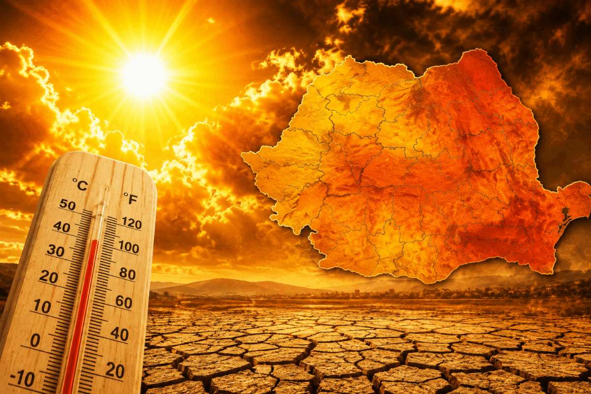 CANICULA loveste din nou Romania! Un nou val de caldura impinge temperaturile spre 40°C, iar seceta se agraveaza