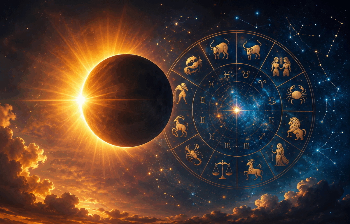 Eclipsa de Soare din 12 AUGUST 2026 schimbă DESTINUL zodiilor! Ce aduce eclipsa parțială văzută din România