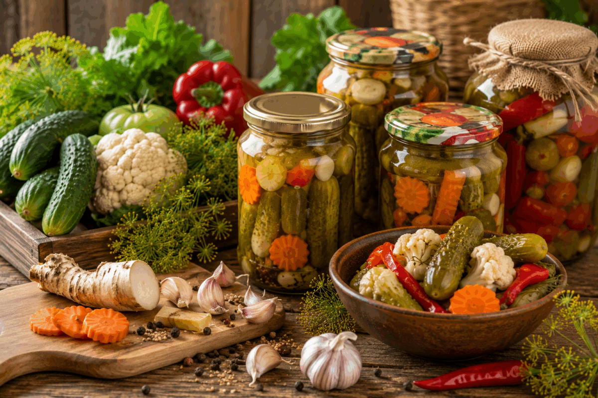 Muraturile care curata organismul: Ce legume sa pui la murat in august