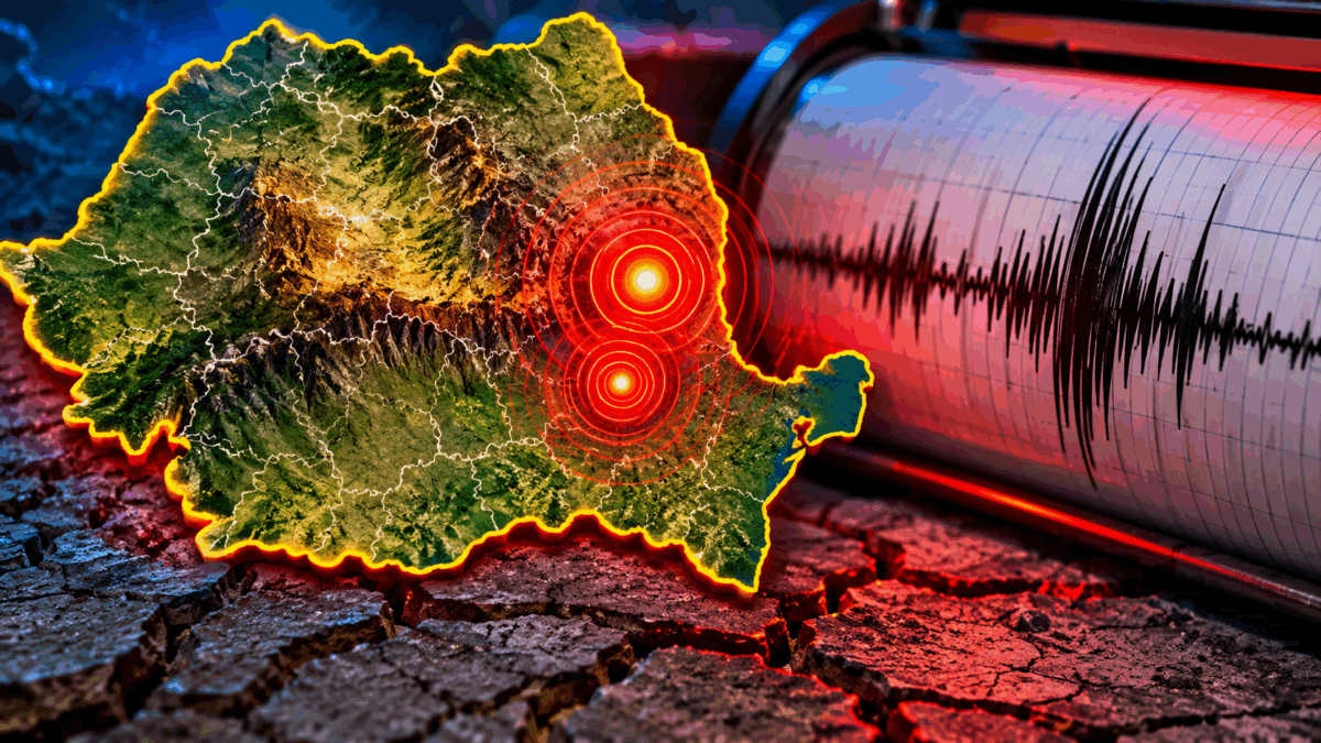 Doua cutremure in Romania, la mai putin de 4 ore distanta! Pamantul s-a zguduit din nou. Unde s-au produs seismele si ce localitati au fost vizate!