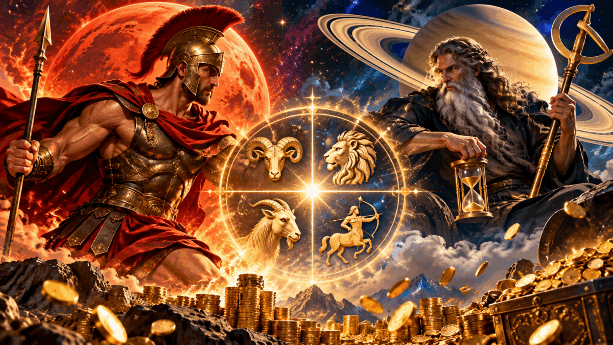 Marte si Saturn deschid portile bogatiei pe 16 octombrie! 4 zodii dau lovitura la bani si succes!