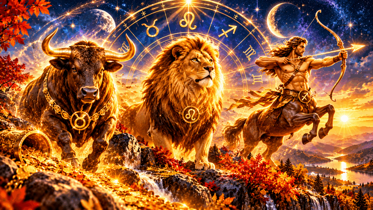 Se deschid portile norocului pentru 3 zodii! Bani, reusite si visuri implinite intre 26 octombrie si 1 noiembrie!