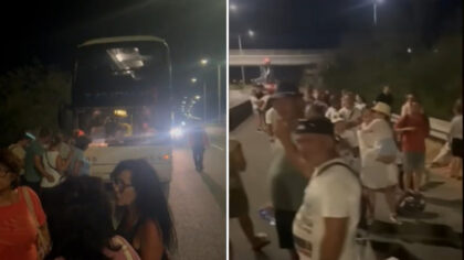 Autocar cu romani, implicat intr-un...