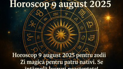 Horoscop 9 august 2025 pentru...