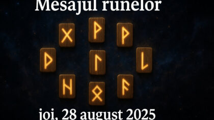 Mesajul Runelor pentru joi, 28...