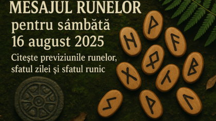Mesajul Runelor pentru sambata, 16...