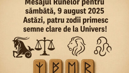 Mesajul Runelor pentru sambata, 9...