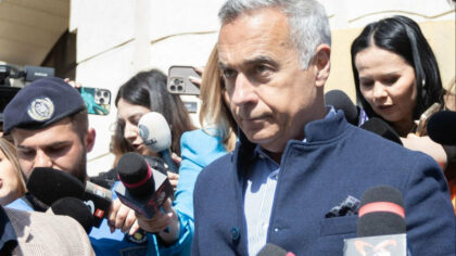 Calin Georgescu, prima aparitie publica...