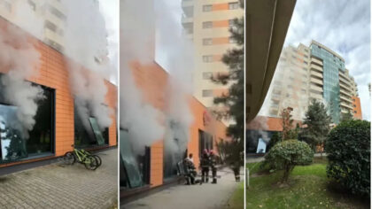 Alerta in Capitala: incendiu puternic...