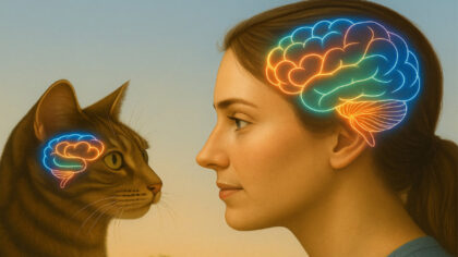 Creierul pisicii: 90% asemanator cu...