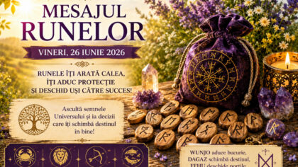 Mesajul Runelor pentru vineri, 26...