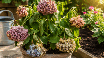 Hortensia se ofileste chiar daca...