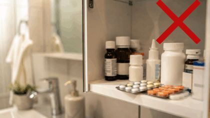 Pastrezi acest medicament in baie?...