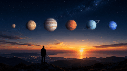 6 PLANETE se „aliniaza” pe...
