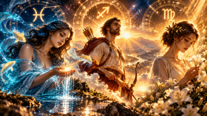 3 zodii poarta o lumina...